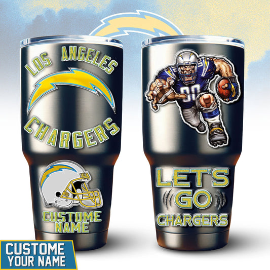 Los Angeles Chargers Premium Tumbler 30oz TD Gifts For Fans AZBTTB30OZ000037