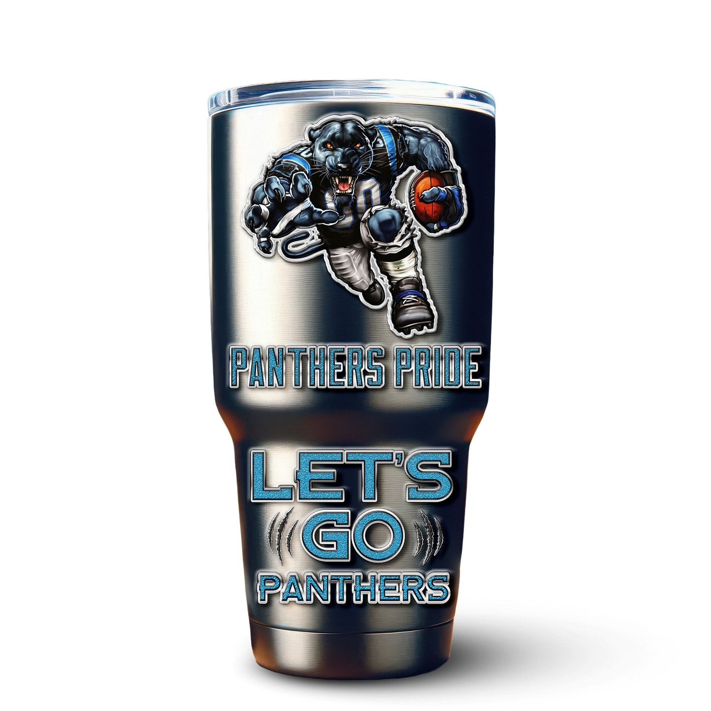 Carolina Panthers Premium Tumbler 30oz TD Gifts For Fans AZBTTB30OZ000040