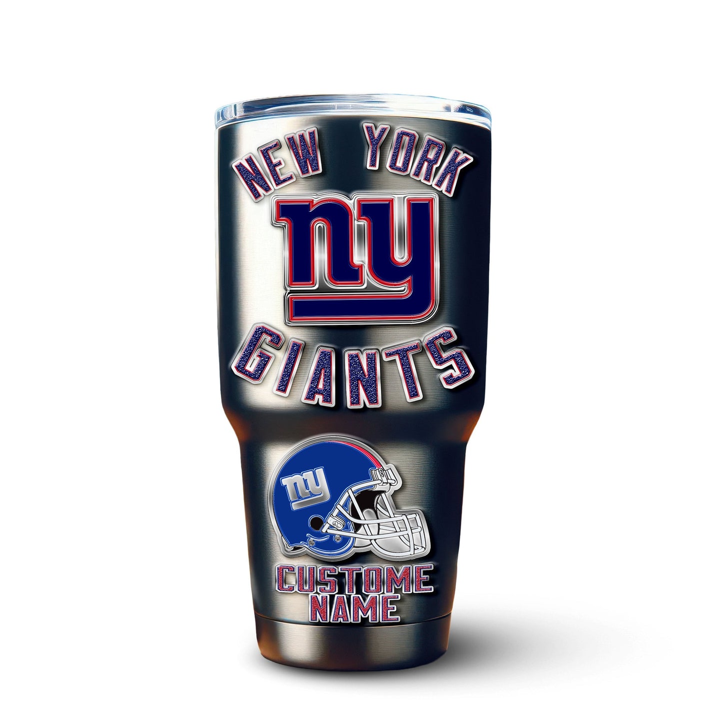 New York Giants Premium Tumbler 30oz TD Gifts For Fans AZBTTB30OZ000042
