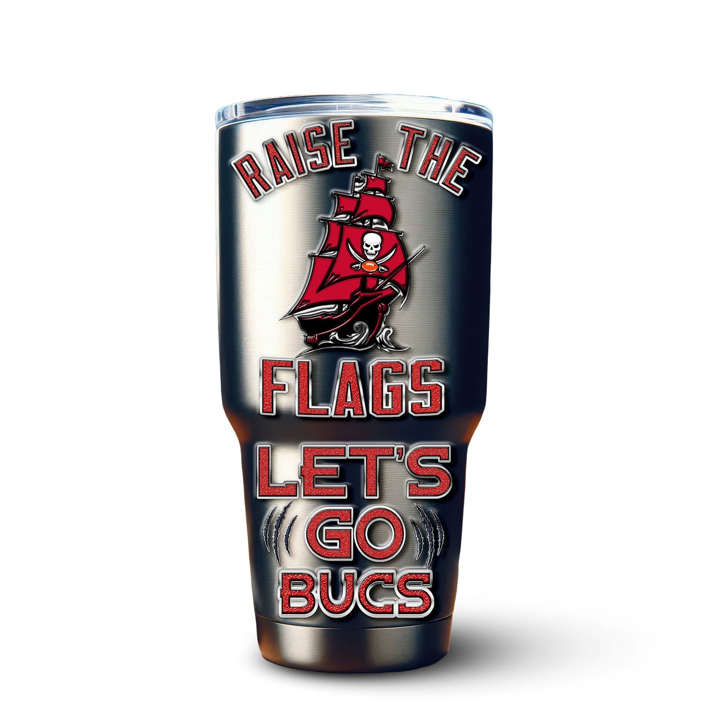 Tampa Bay Buccaneers Premium Tumbler 30oz TD Gifts For Fans AZBTTB30OZ000046
