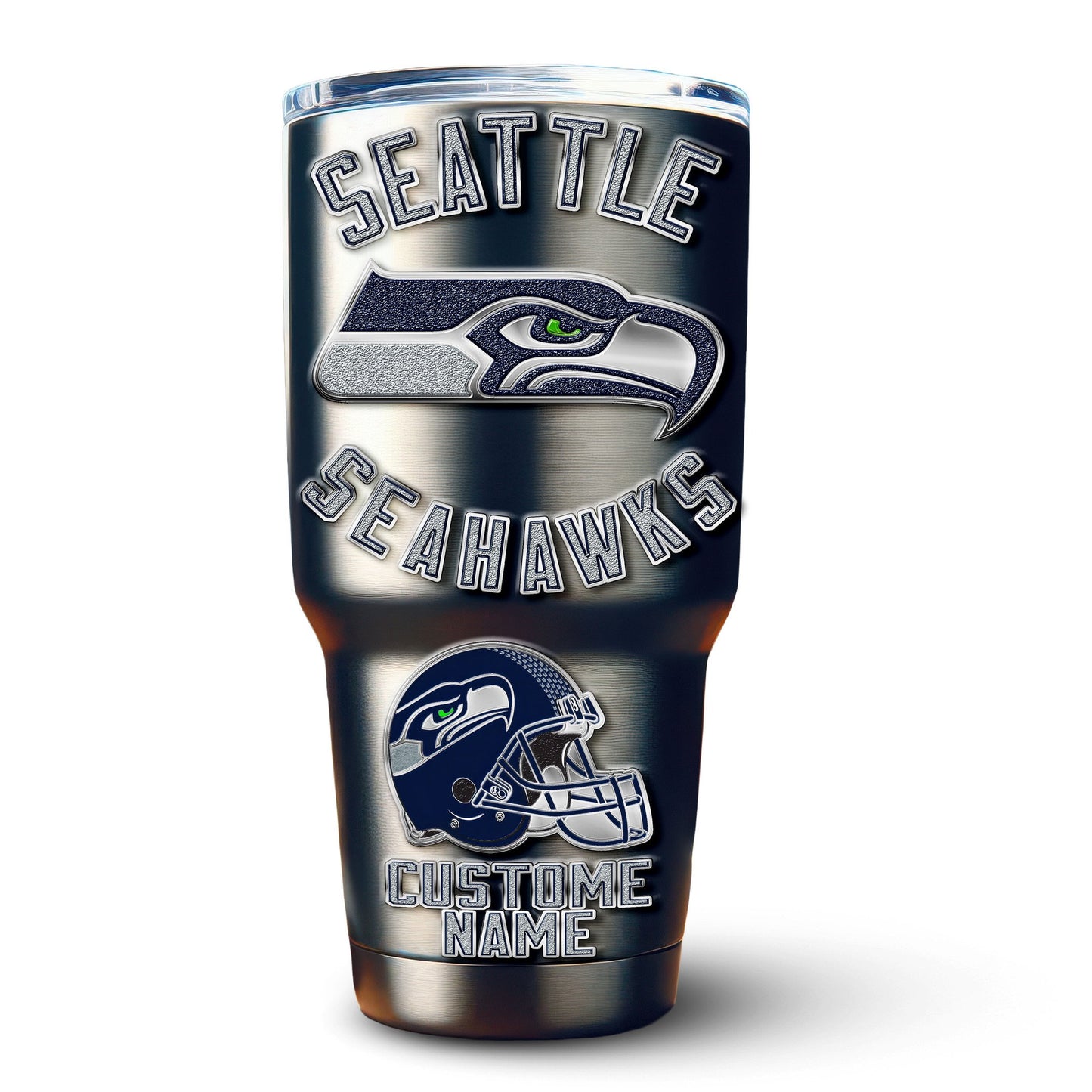 Seattle Seahawks Premium Tumbler 30oz TD Gifts For Fans AZBTTB30OZ000047