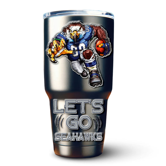 Seattle Seahawks Premium Tumbler 30oz TD Gifts For Fans AZBTTB30OZ000047