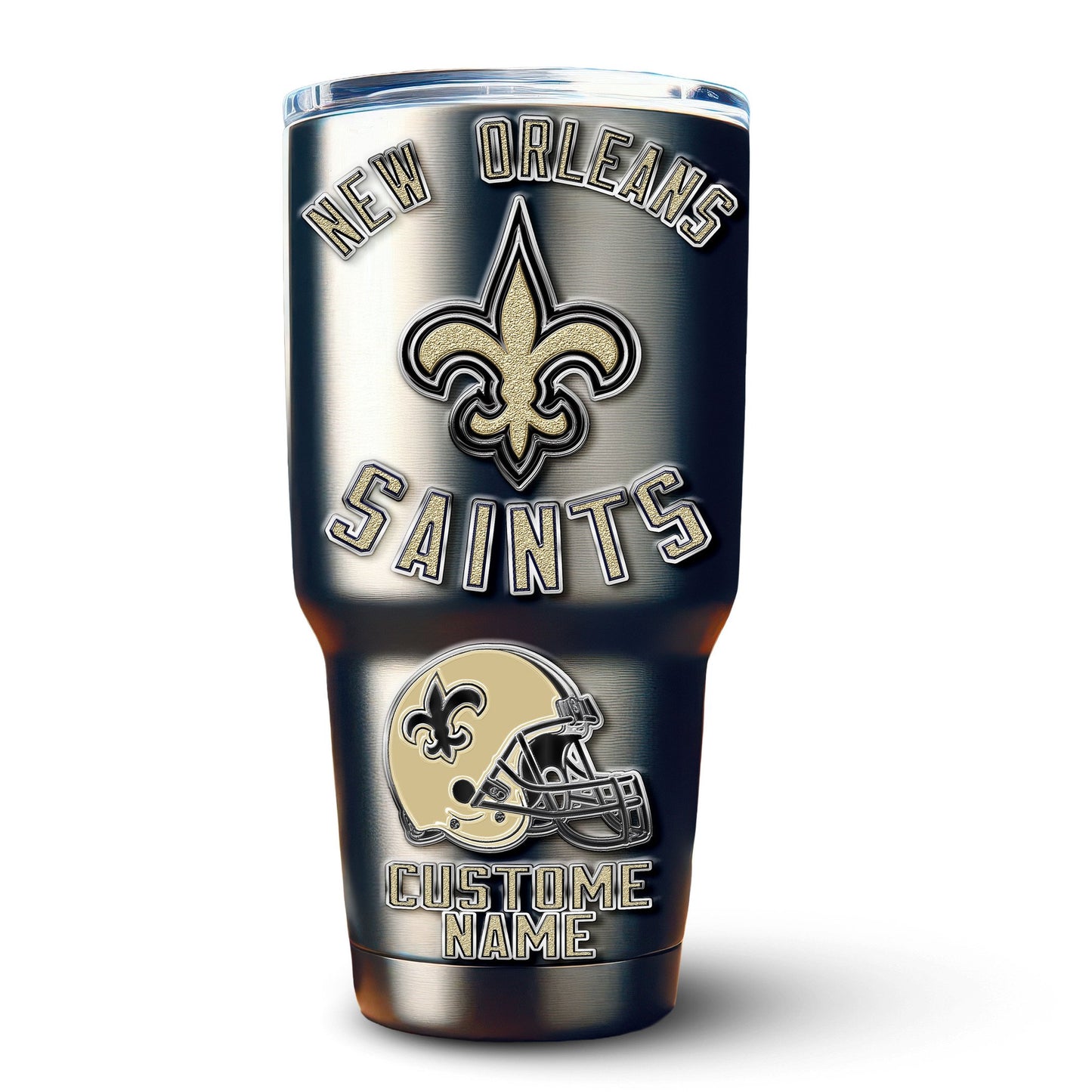 New Orleans Saints Premium Tumbler 30oz TD Gifts For Fans AZBTTB30OZ000048