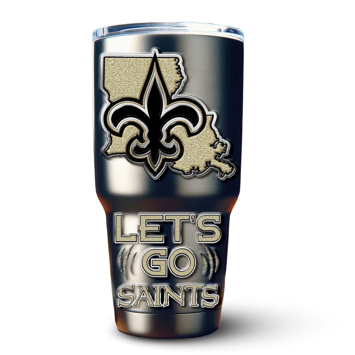 New Orleans Saints Premium Tumbler 30oz TD Gifts For Fans AZBTTB30OZ000048