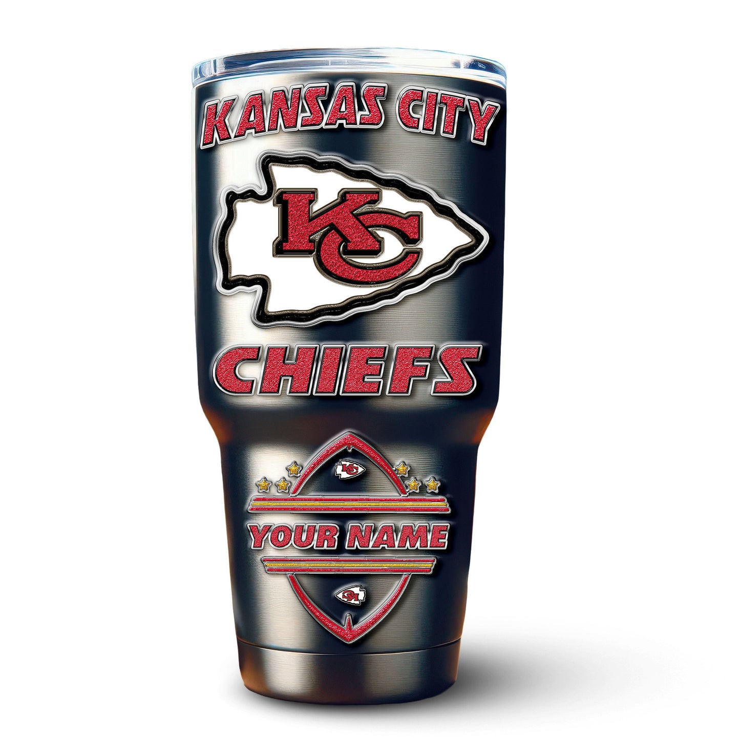 Kansas City Chiefs Premium Tumbler 30oz TD Gifts For Fans AZBTTB30OZ000049