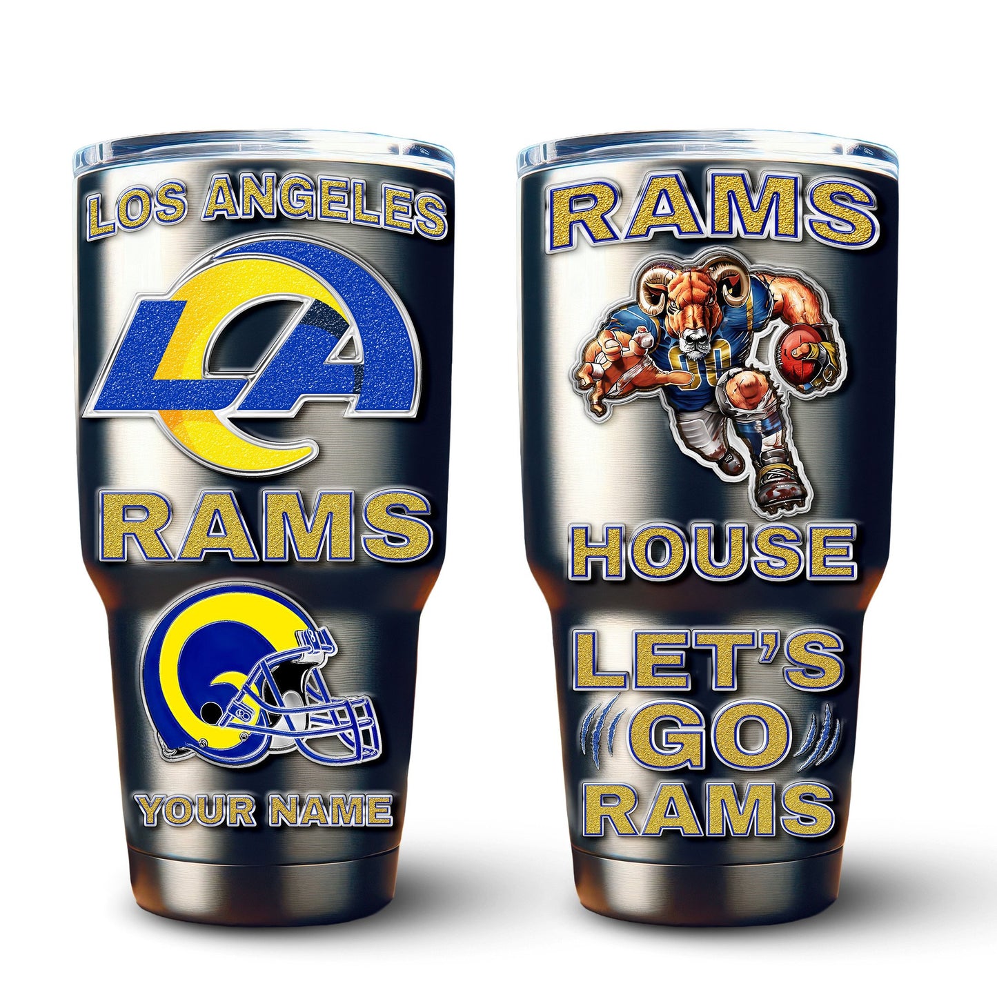 Los Angeles Rams Premium Tumbler 30oz TD Gifts For Fans AZBTTB30OZ000050