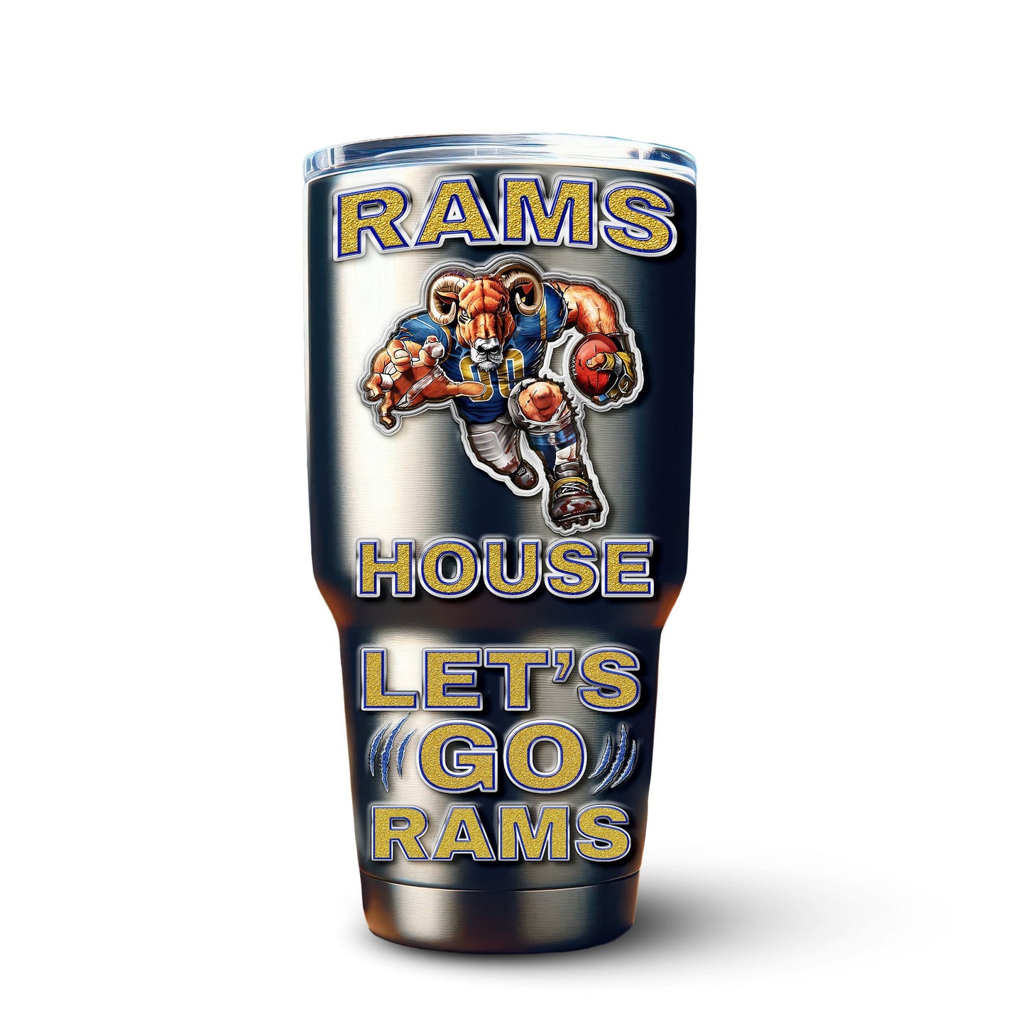 Los Angeles Rams Premium Tumbler 30oz TD Gifts For Fans AZBTTB30OZ000050