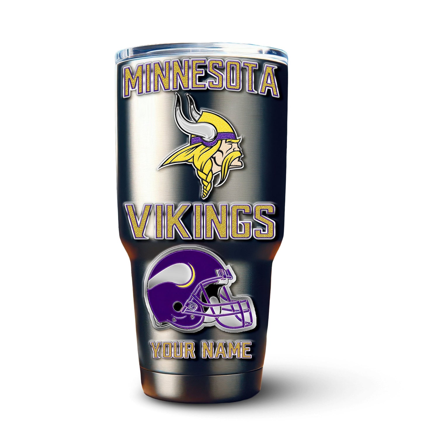 Minnesota Vikings Premium Tumbler 30oz TD Gifts For Fans AZBTTB30OZ000051