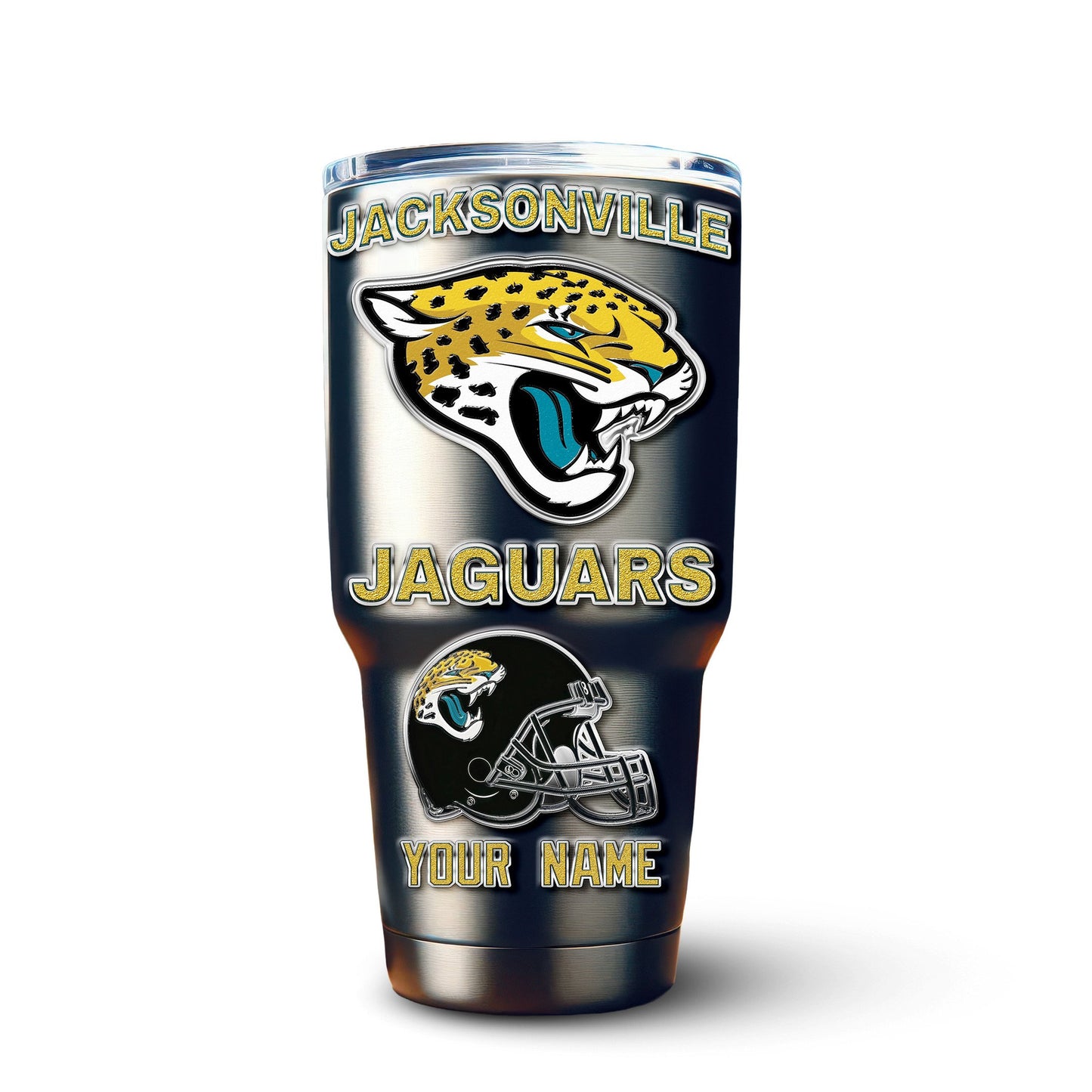 Jacksonville Jaguars Premium Tumbler 30oz TD Gifts For Fans AZBTTB30OZ000052