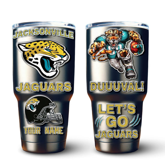 Jacksonville Jaguars Premium Tumbler 30oz TD Gifts For Fans AZBTTB30OZ000052