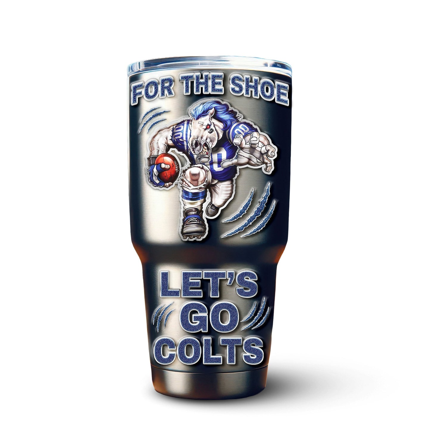 Indianapolis Colts Premium Tumbler 30oz TD Gifts For Fans AZBTTB30OZ000053