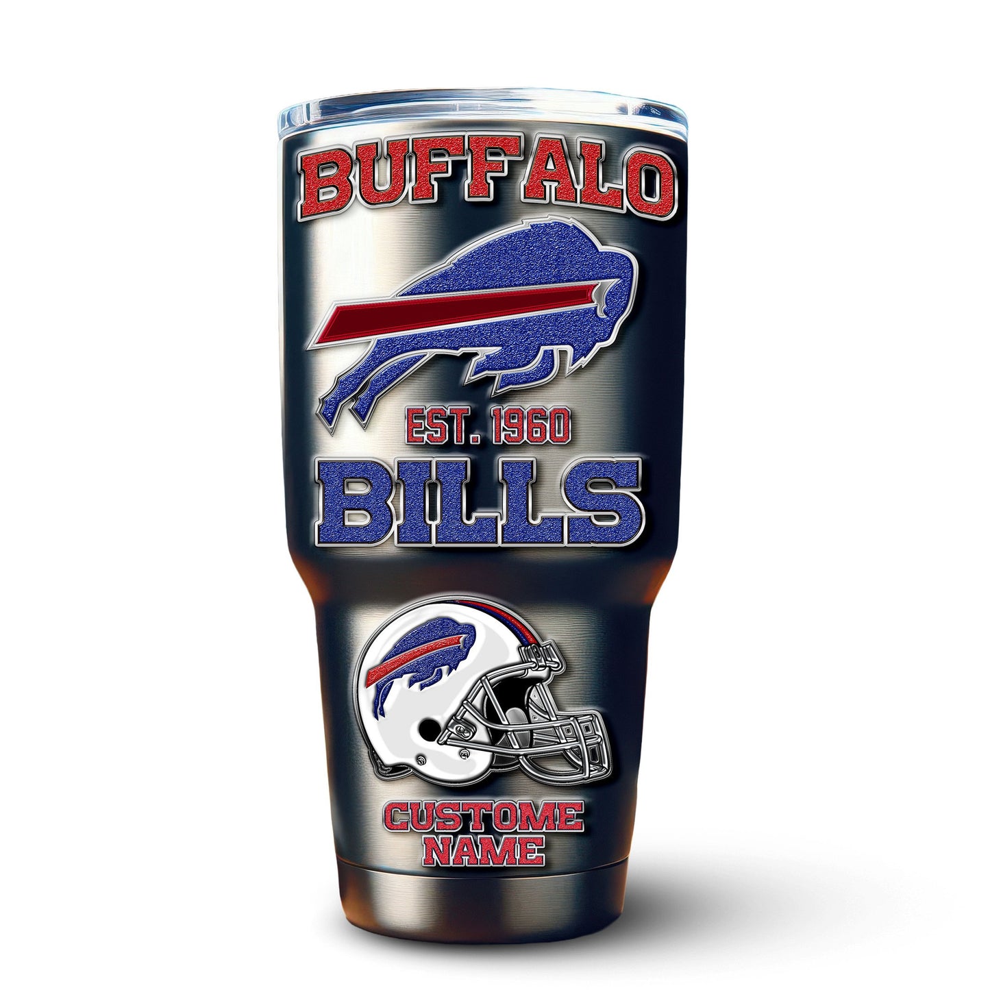 Buffalo Bills Premium Tumbler 30oz TD Gifts For Fans AZBTTB30OZ000059