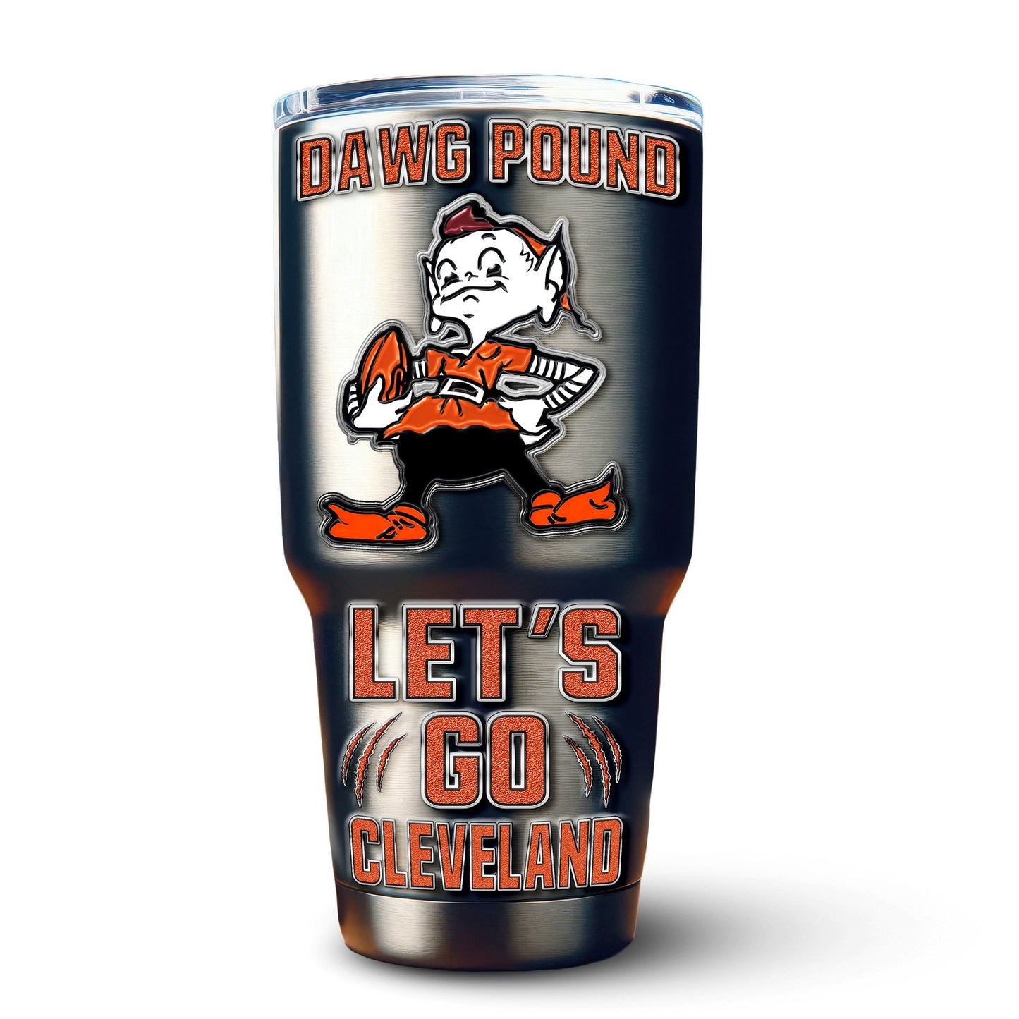 Cleveland Browns Premium Tumbler 30oz TD Gifts For Fans AZBTTB30OZ000061