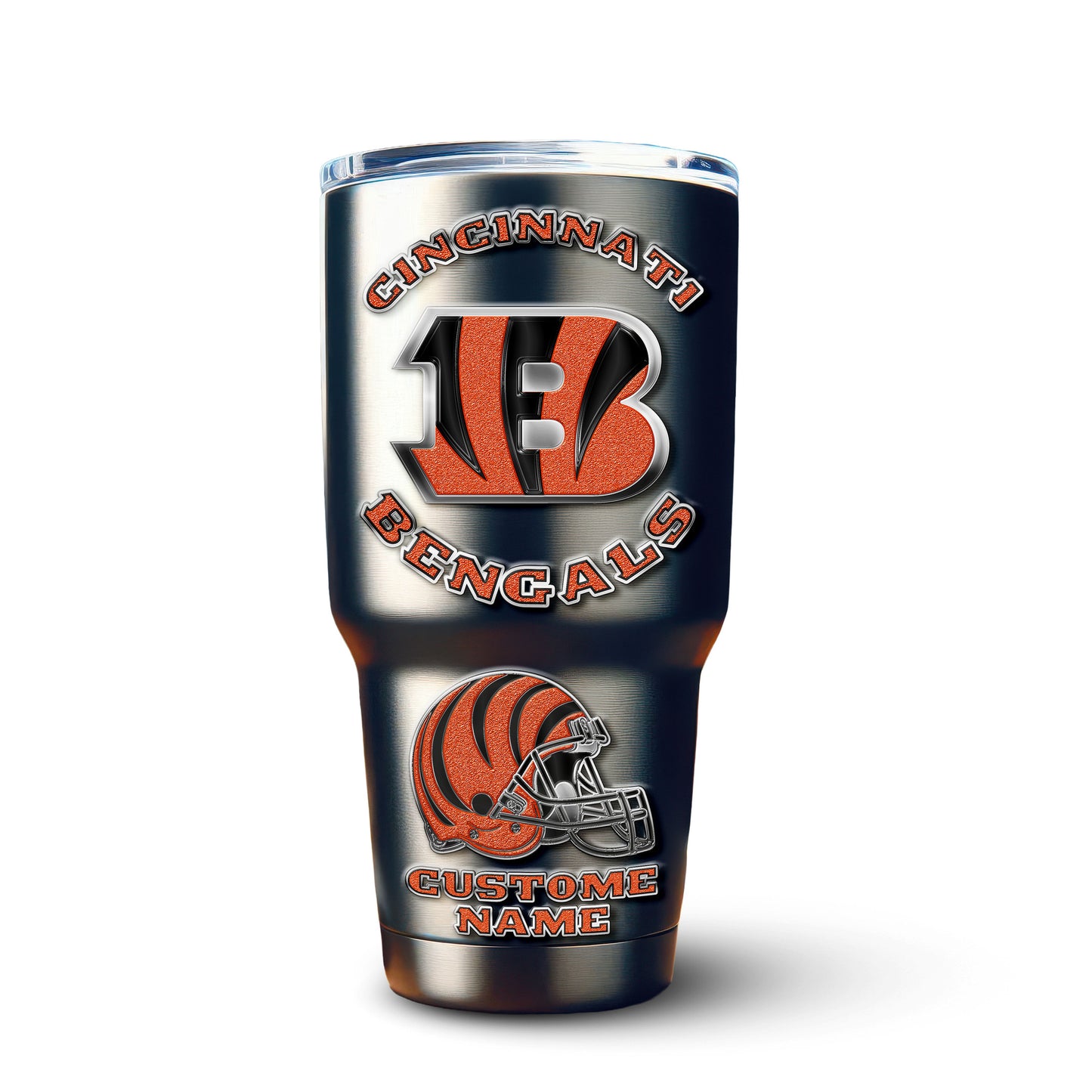 Cincinnati Bengals Premium Tumbler 30oz TD Gifts For Fans AZBTTB30OZ000062