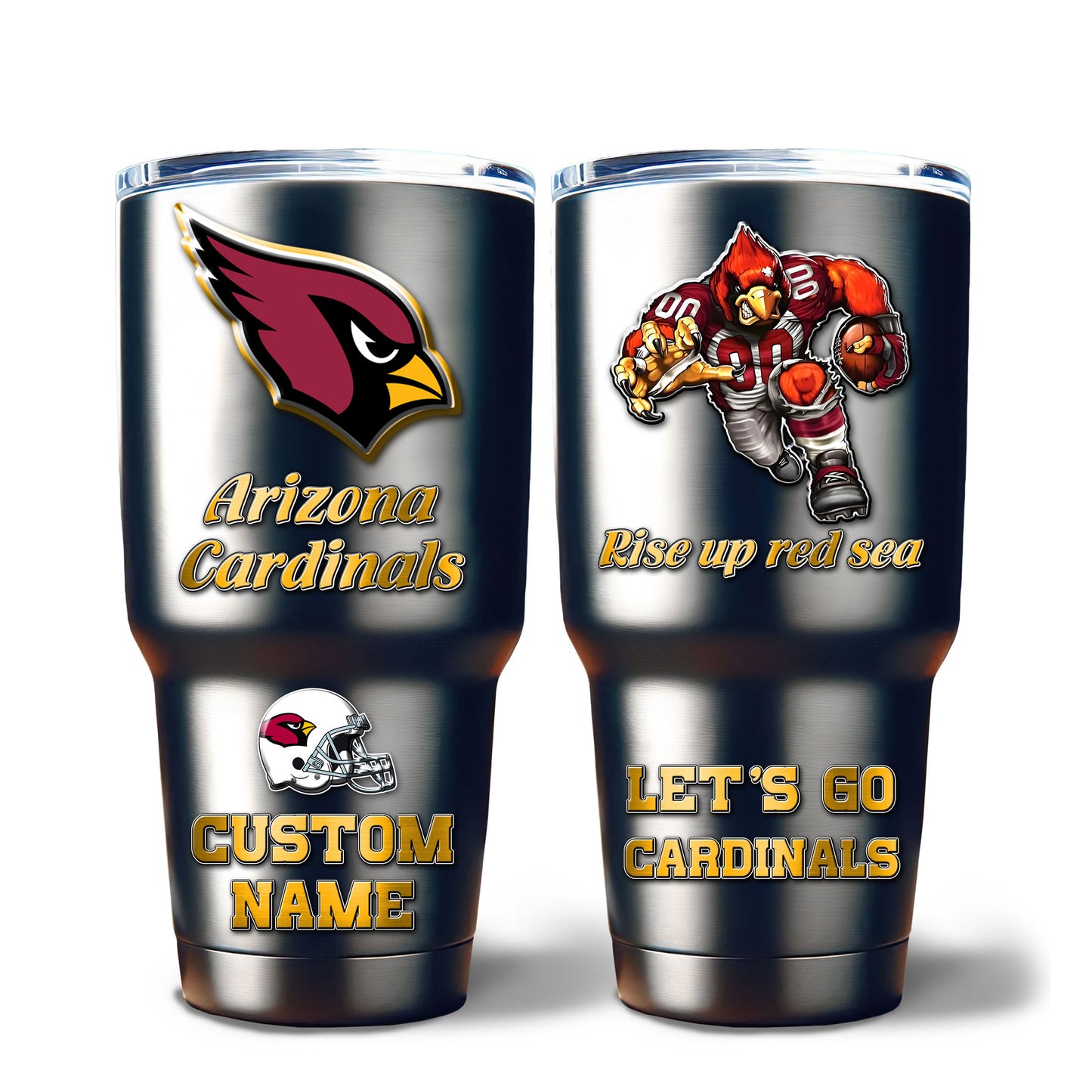 Arizona Cardinals Premium Tumbler 30oz TD Gifts For Fans AZBTTB30OZ000063
