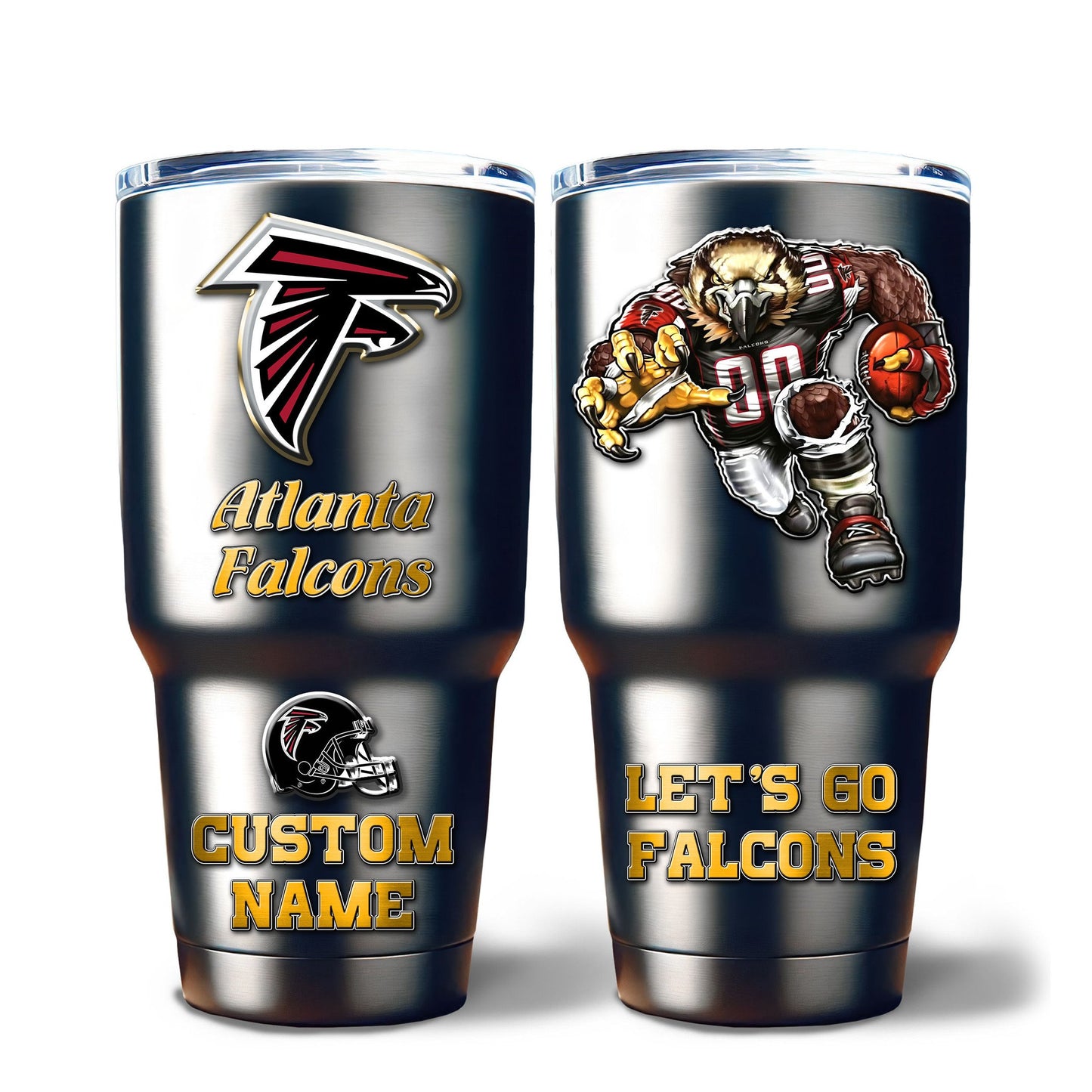 Atlanta Falcons Premium Tumbler 30oz TD Gifts For Fans AZBTTB30OZ000065