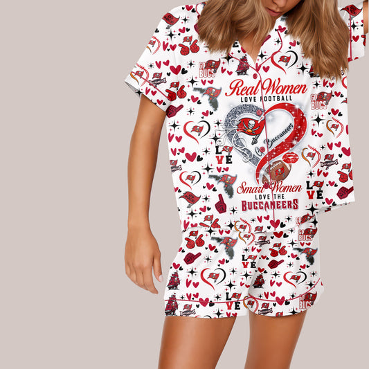 Tampa Bay Buccaneers Premium Women Short Pajamas Custom Limited Edition AZHASSP000015