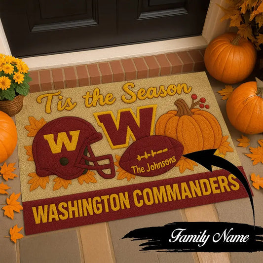 Washington Commanders Premium Halloween Doormat NA83