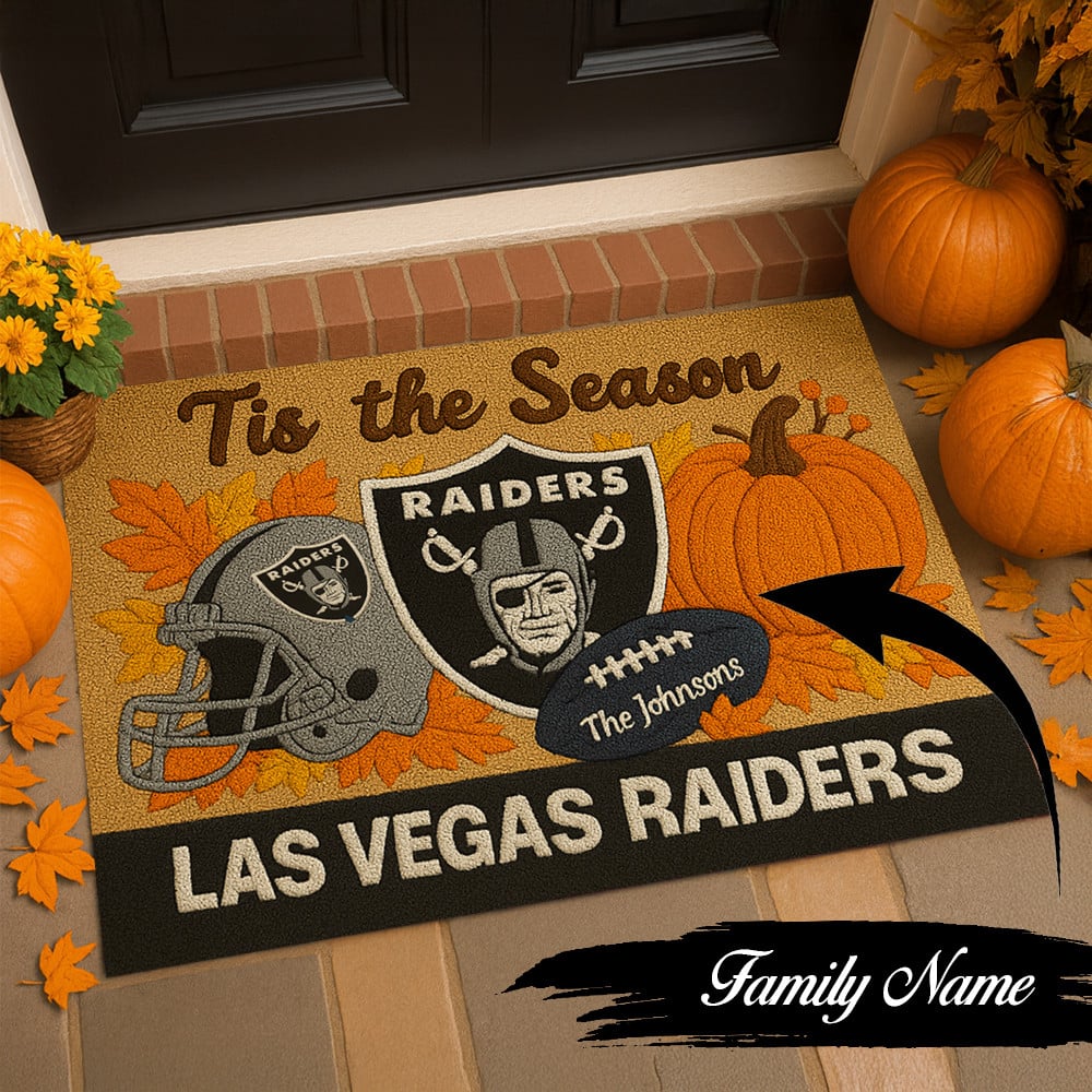 Las Vegas Raiders Premium Halloween Doormat NA82