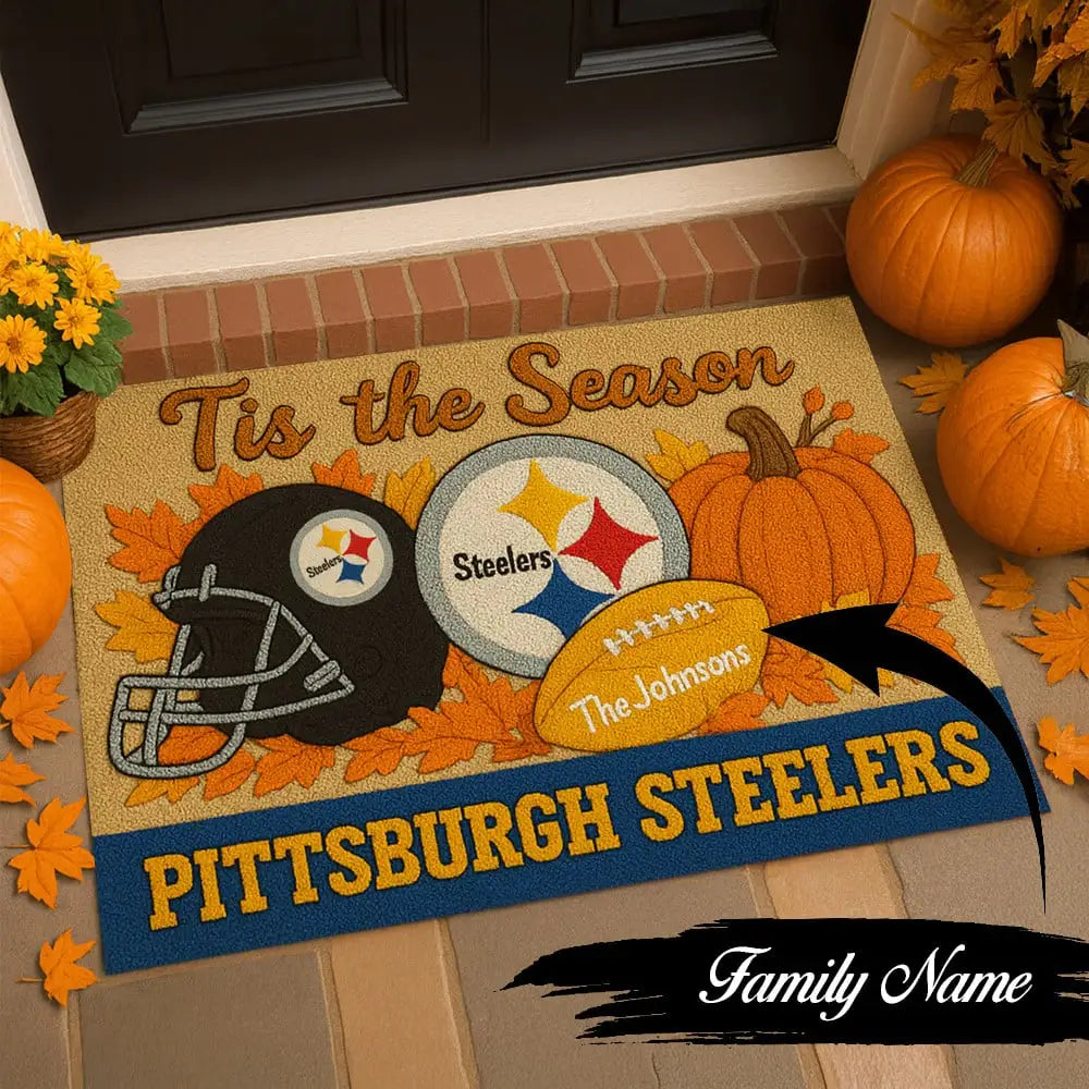 Pittsburgh Steelers Premium Halloween Doormat NA79