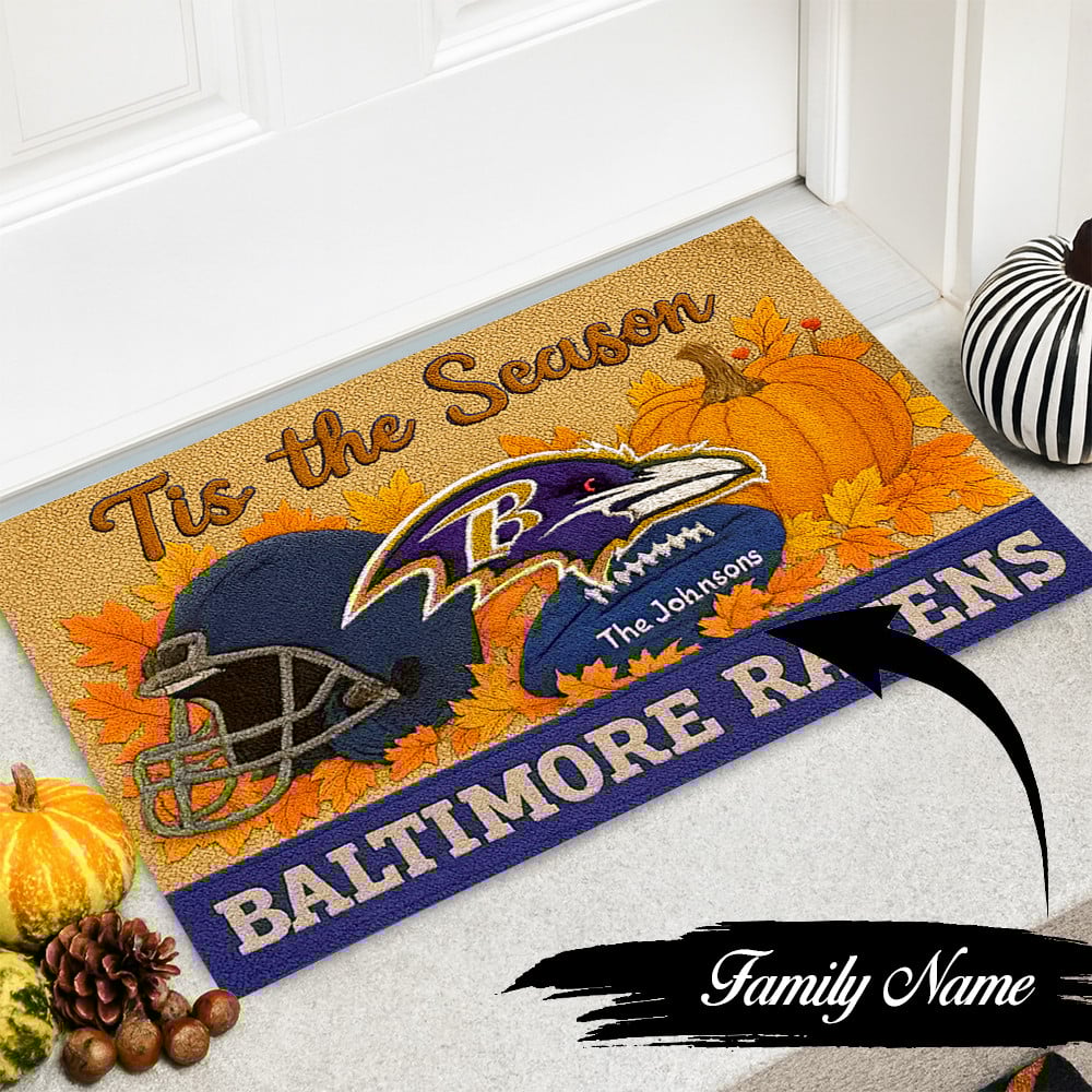 Baltimore Ravens Premium Halloween Doormat NA78