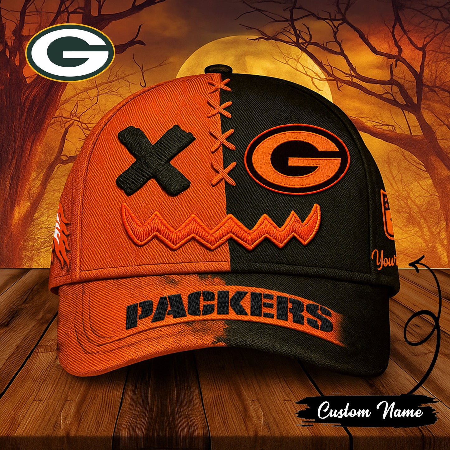 Green Bay Packers Premium Halloween Classic Cap NA64