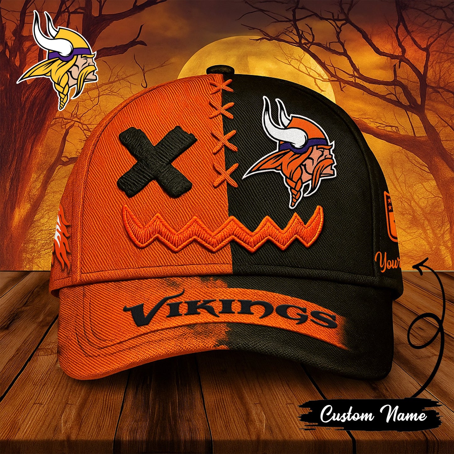 Minnesota Vikings Premium Halloween Classic Cap NA62