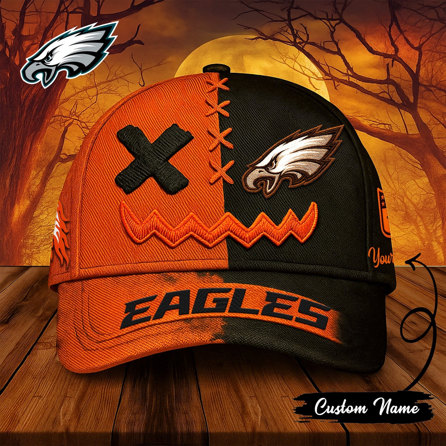 Philadelphia Eagles Premium Halloween Classic Cap NA56