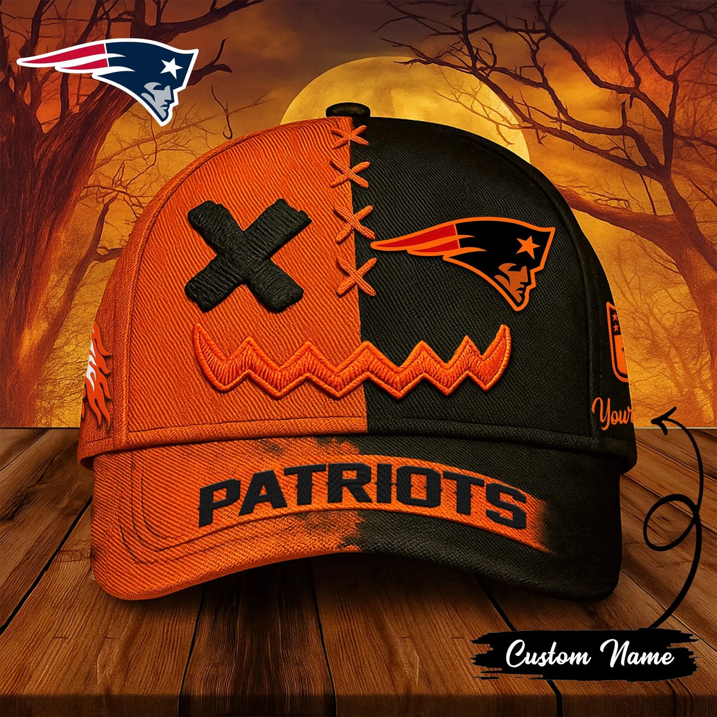 New England Patriots Premium Halloween Classic Cap NA54
