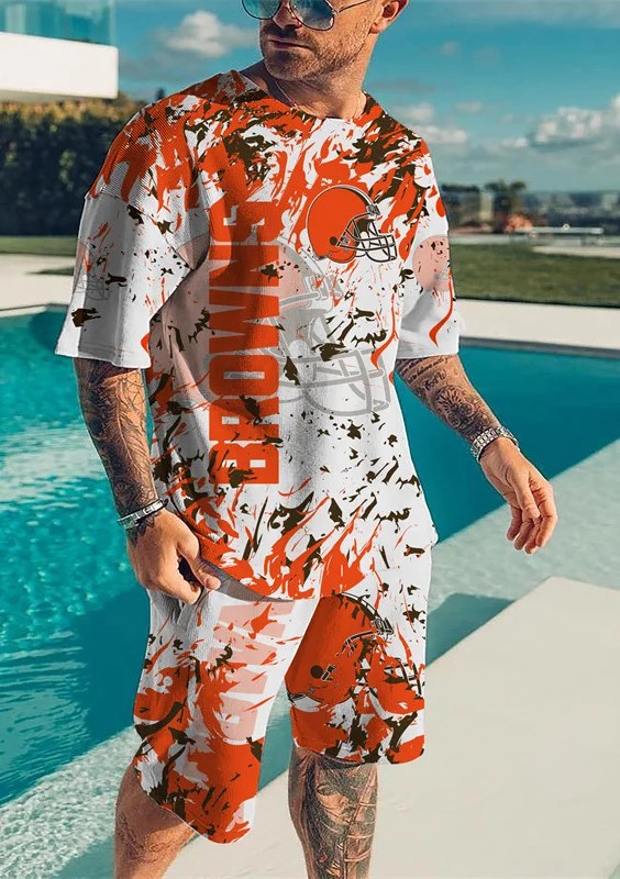 Cleveland Browns T-shirt and Shorts AZTS491