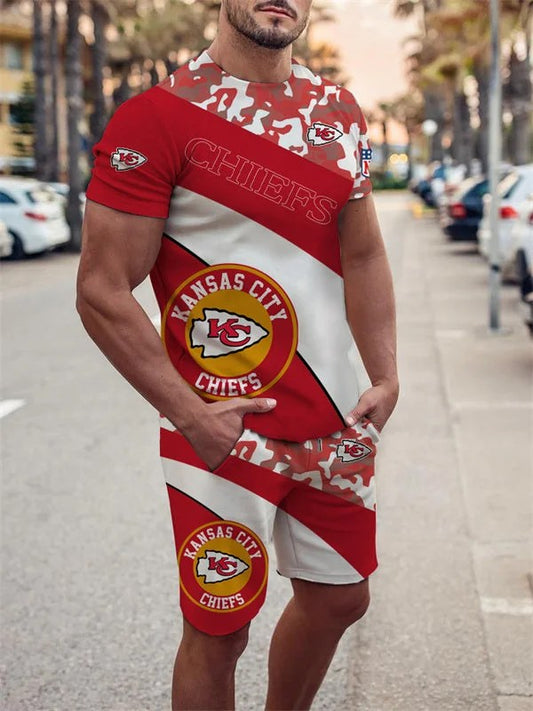Kansas City Chiefs T-shirt and Shorts AZTS075