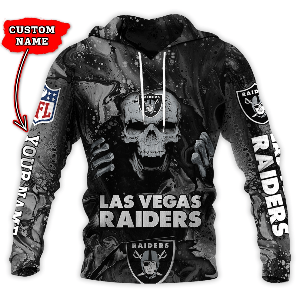 Las Vegas Raiders Personalized Hoodie and Joggers AZCHD991