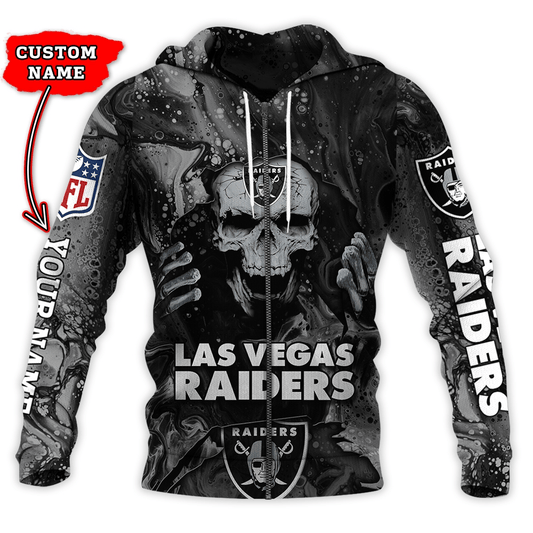 Las Vegas Raiders Personalized Hoodie and Joggers AZCHD991