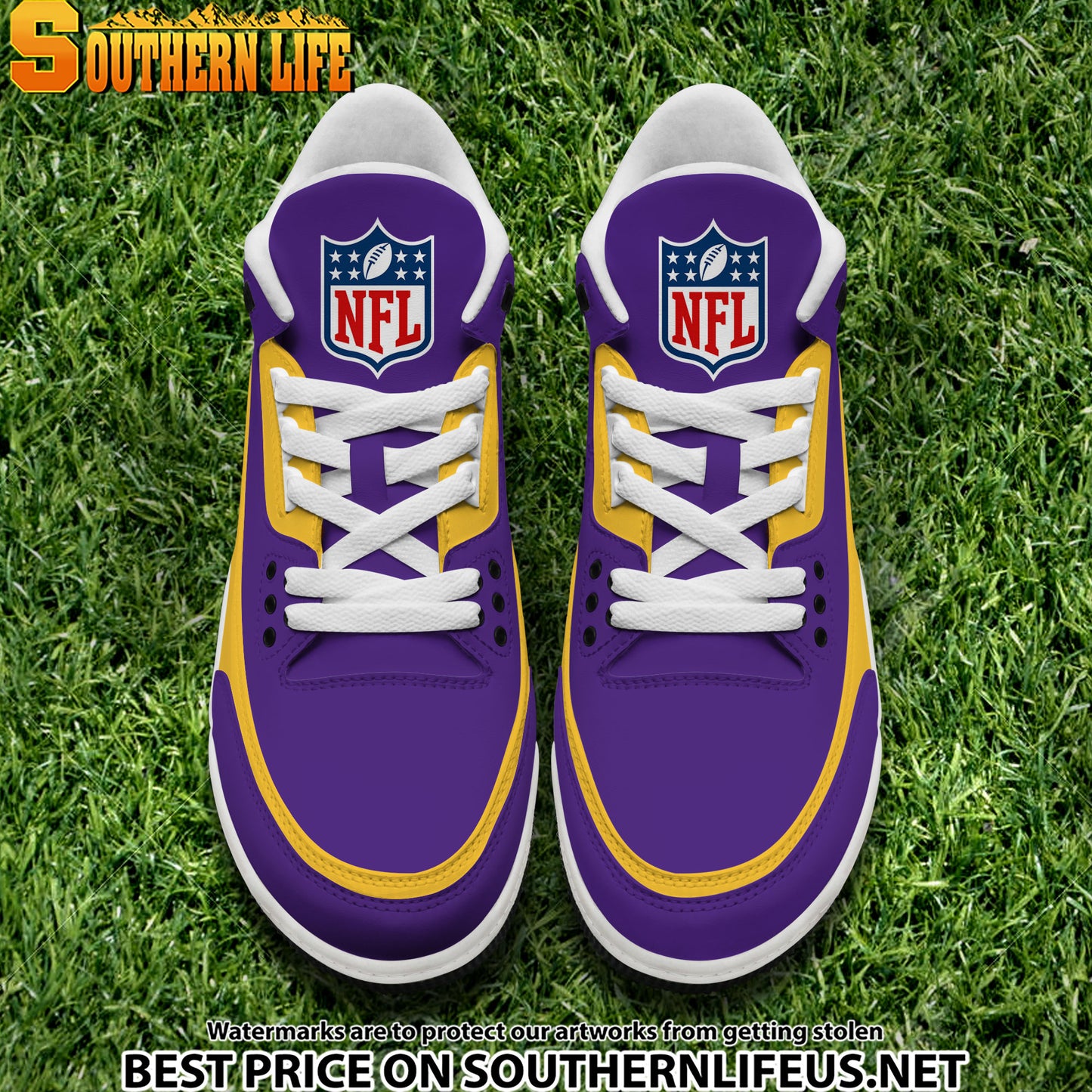 Minnesota Vikings JD3 New Sport Football Sneakers AZBTAJ3000282