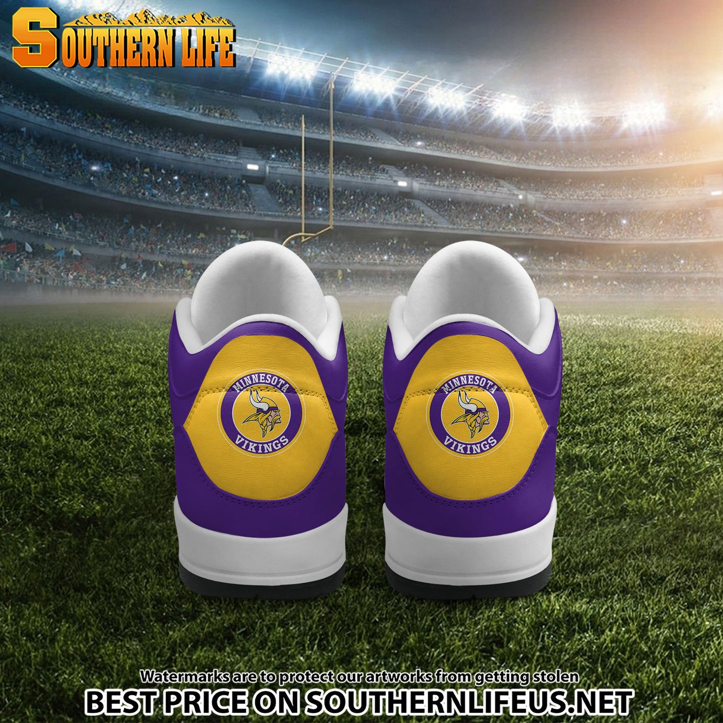 Minnesota Vikings JD3 New Sport Football Sneakers AZBTAJ3000282