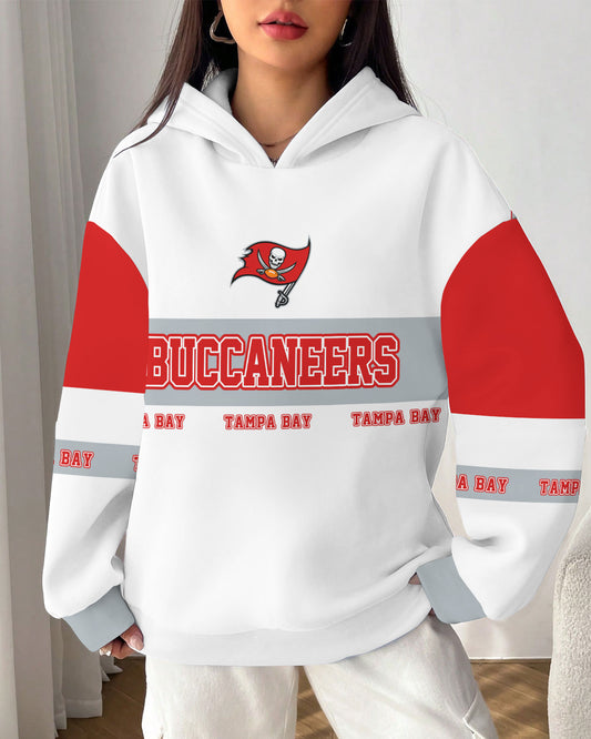 Tampa Bay Buccaneers Printed Hooded Pocket Pullover Hoodie AZBTPH000096