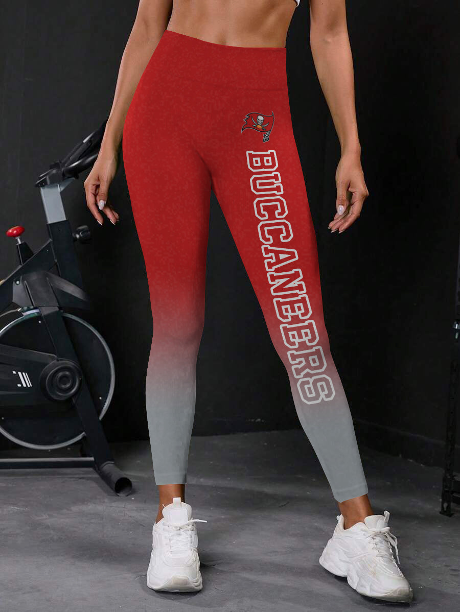 Tampa Bay Buccaneers High Waist Push Up Printed Leggings (2)