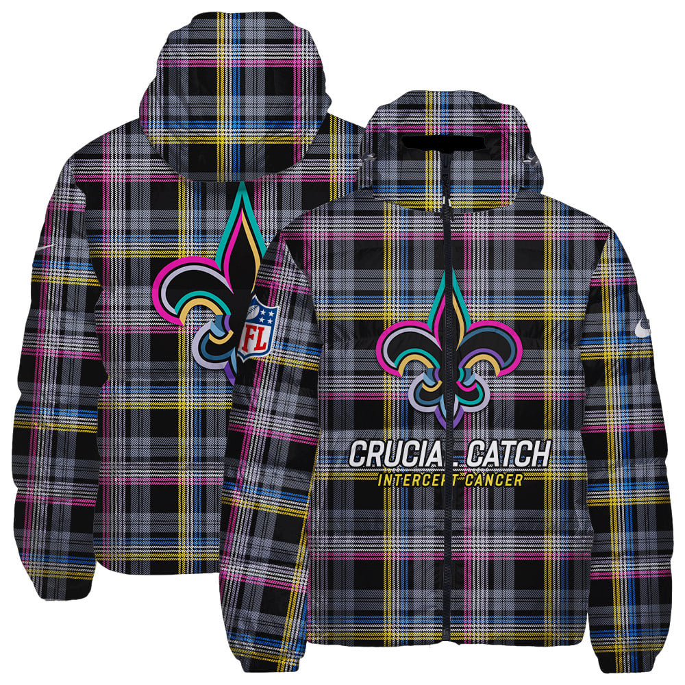 New Orleans Saints CozyCloud Down Jacket AZBTDWJ000293