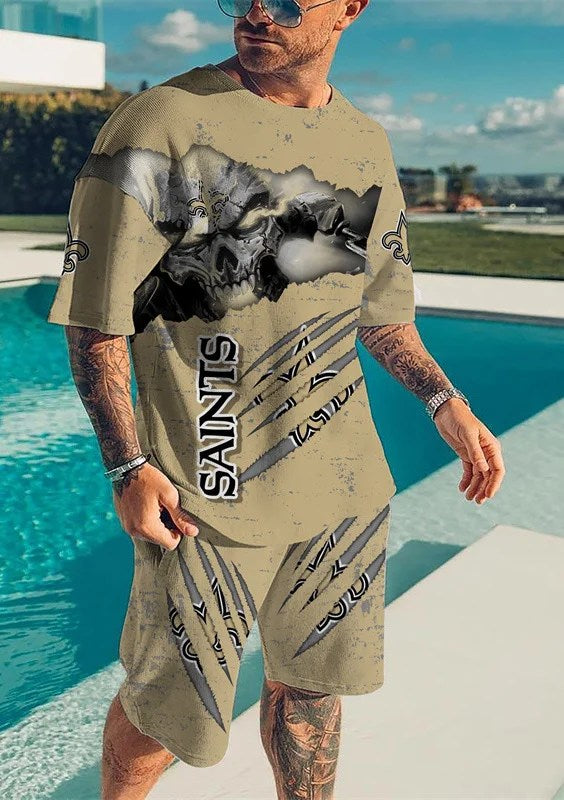 New Orleans Saints T-shirt and Shorts AZTS085