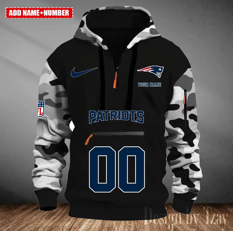 New England Patriots Camouflage Hooded Sweatshirt HA22