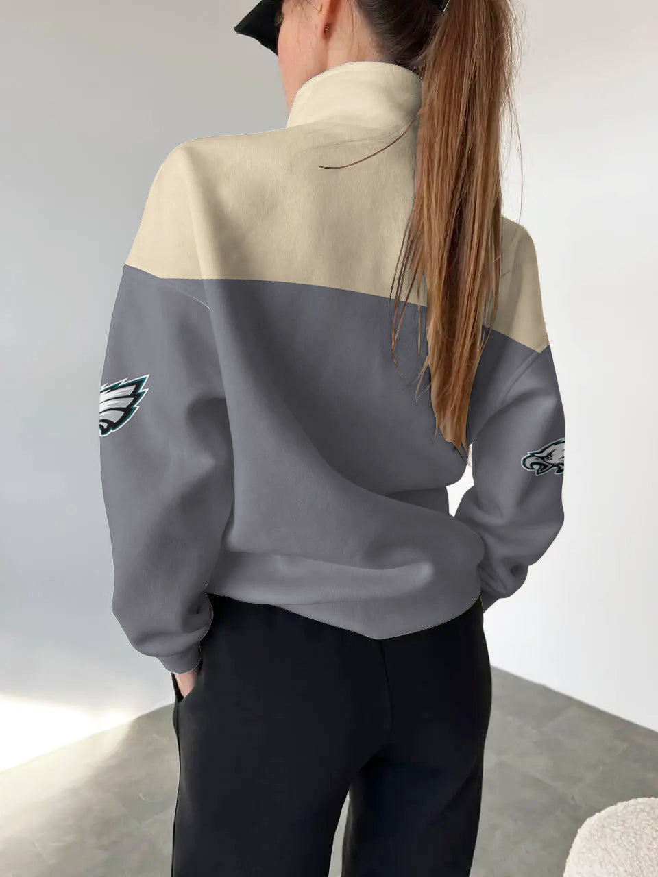 Philadelphia Eagles Casual Colorful Stand Collar Sweatshirt AZBTSCSW000368