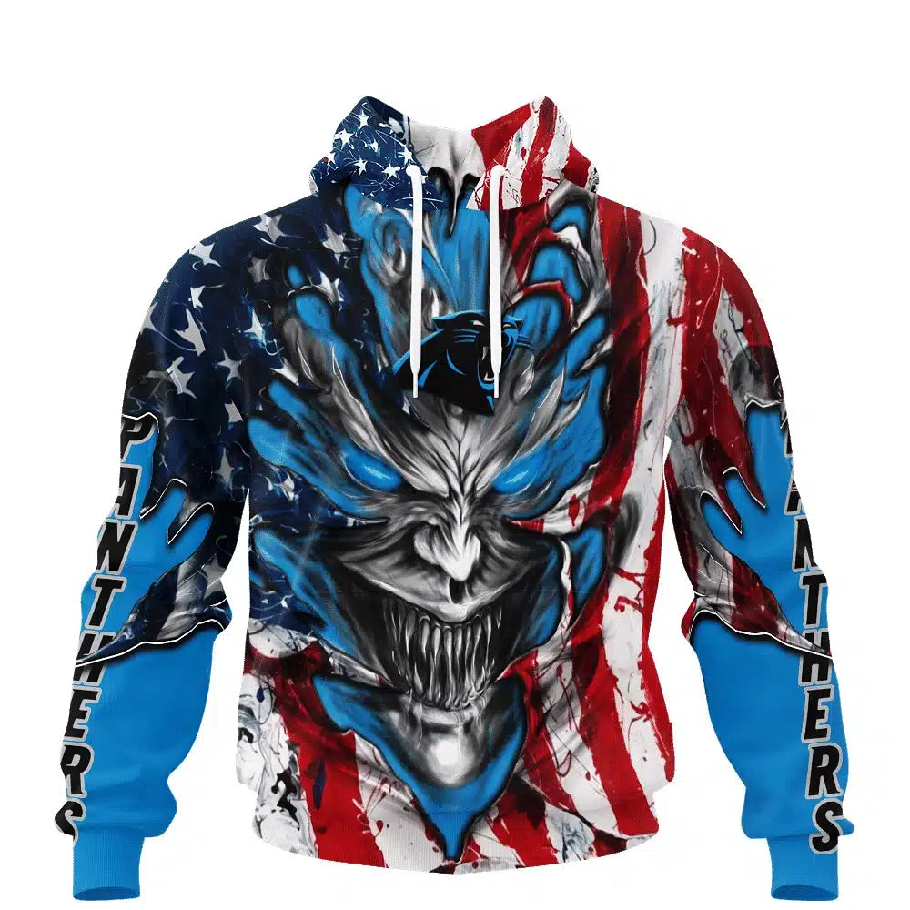 Carolina Panthers All Over Printed T-shirt Sweatshirt Hoodie AZCHD572