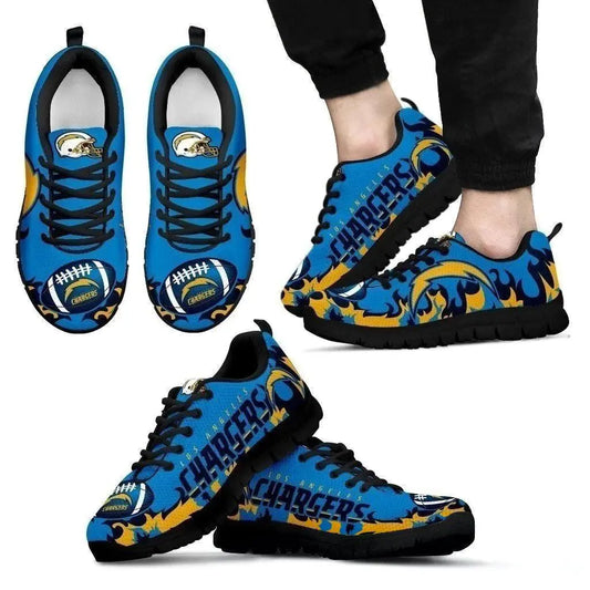 Los Angeles Chargers Custom Sneakers For Fan HA14