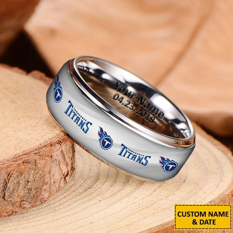 Tennessee Titans Special Stainless Ring Custom Name AZBTSR000047