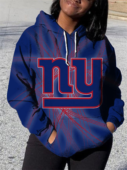 New York Giants 3D Printed Pocket Pullover Hoodie AZBTPH000155