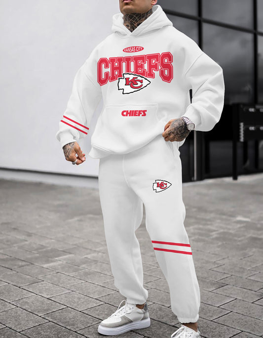 Kansas City Chiefs Combo Pullover Hoodie And Sweatpants AZBTPHSP000421