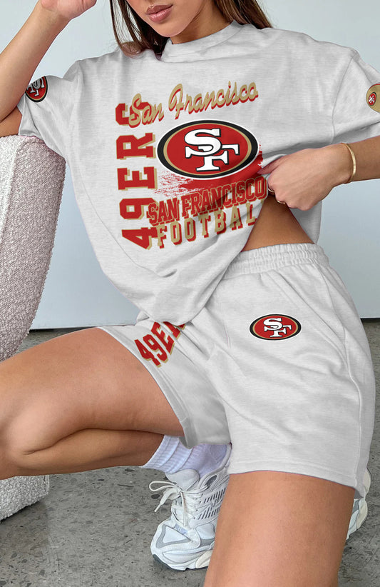 San Francisco 49ers Limited Edition Top And Shorts Two-Piece Suits (3)