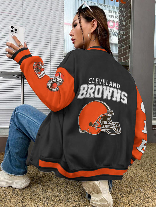 Cleveland Browns National Football League Varsity Jacket AZBTVJK000578