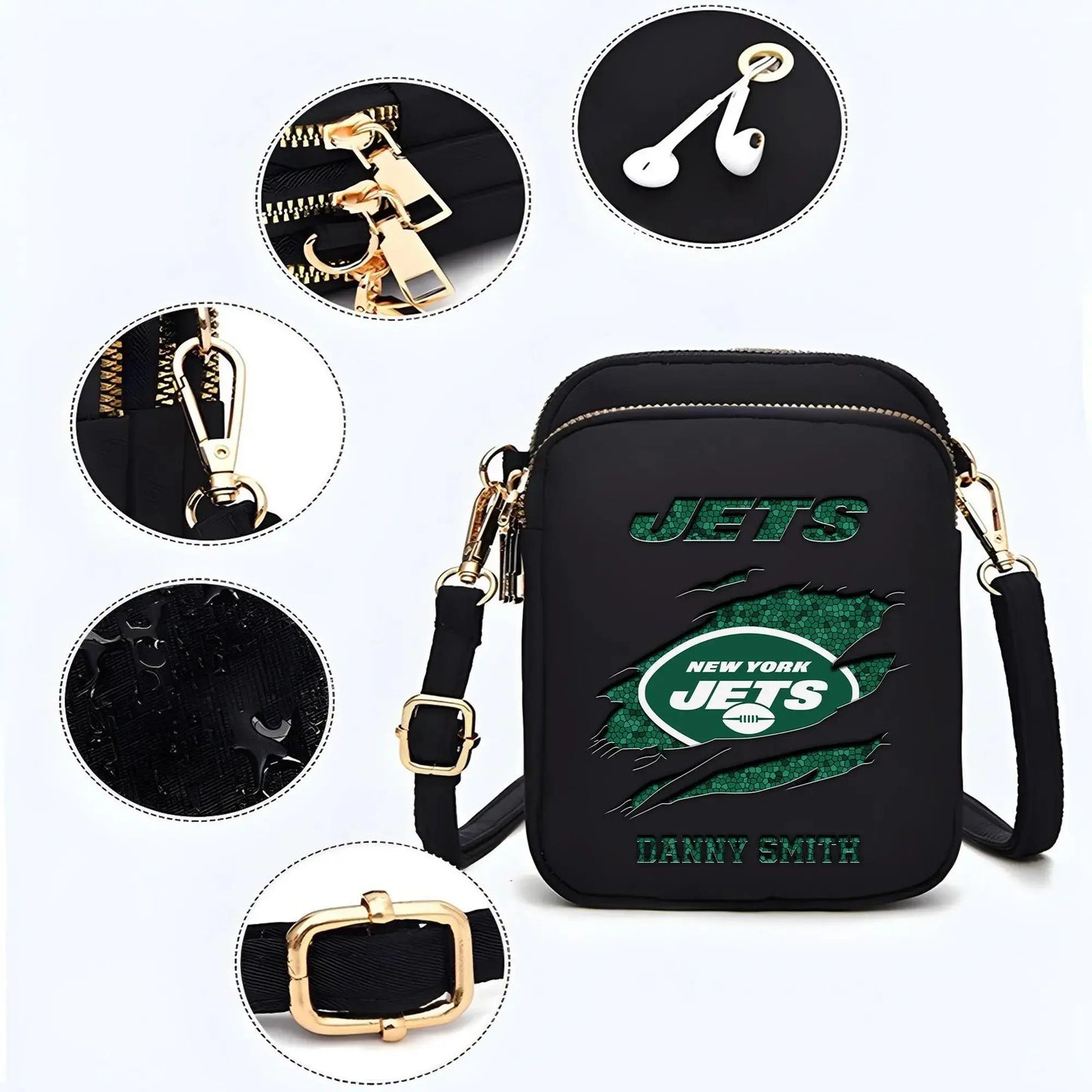 New York Jets Mini Crossbody Bag for Women New Trending 2025 AZBT2DMCB000086