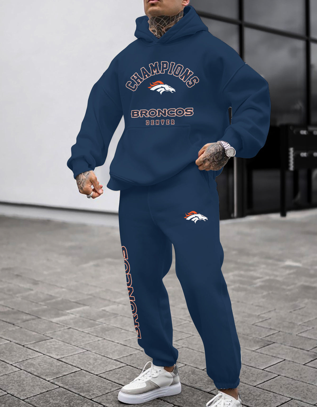 Denver Broncos Combo Pullover Hoodie And Sweatpants AZBTPHSP000209